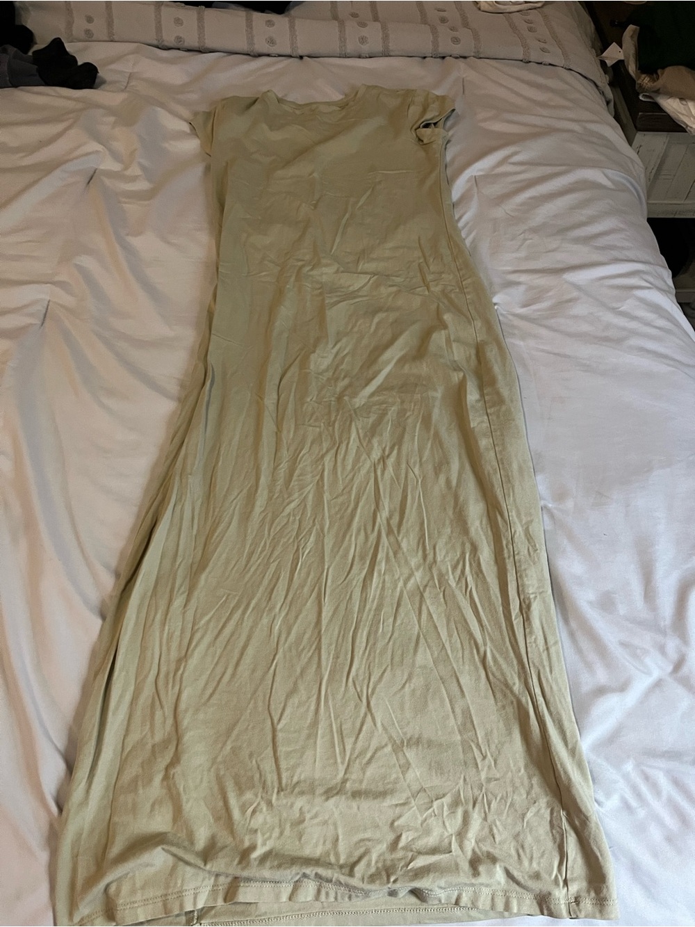 Simple Maxi Dress in Light Sage